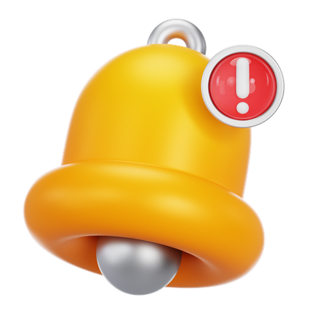 Notificação de alerta  3D Icon