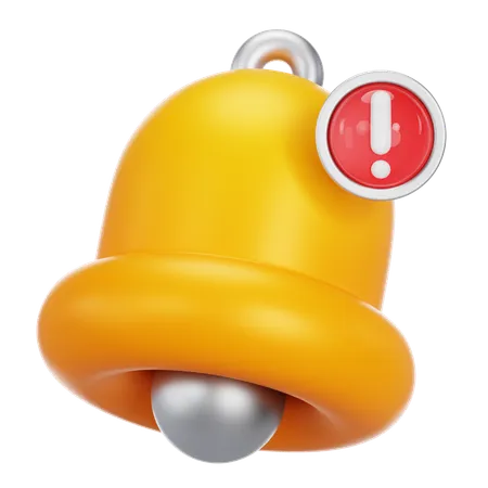 Notificação de alerta  3D Icon