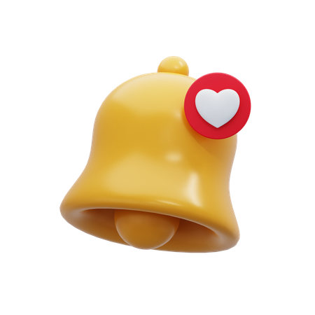 Amor de notificação  3D Icon