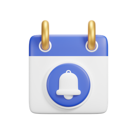 Calendário de notificação  3D Icon