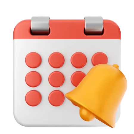 Calendário de notificação  3D Icon