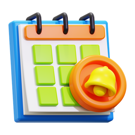 Agendar notificação  3D Icon