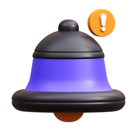 Notificação de alerta  3D Icon