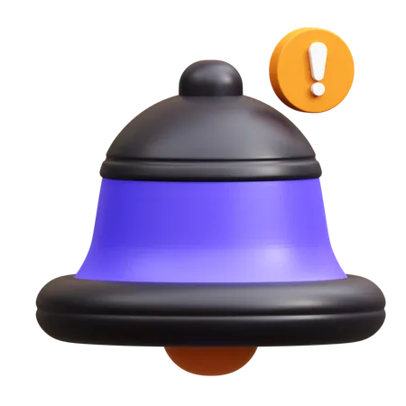 Notificação de alerta  3D Icon