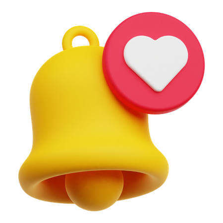 Notificação de amor  3D Icon