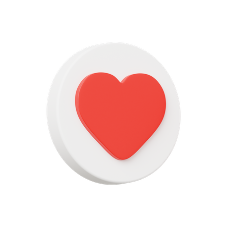 Notificação de amor  3D Icon