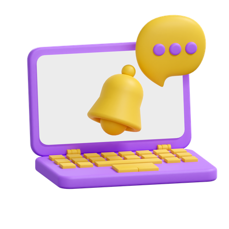 Notificação de bate-papo  3D Icon