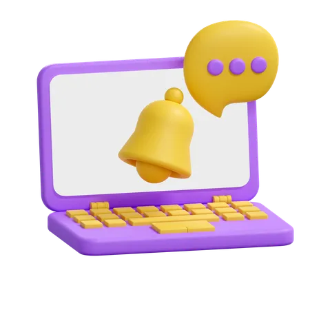 Notificação de bate-papo  3D Icon