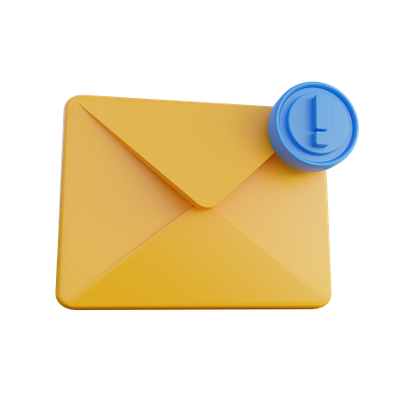 Notificação de Email  3D Icon