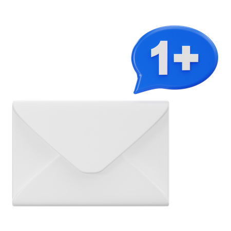 Notificação de Email  3D Icon
