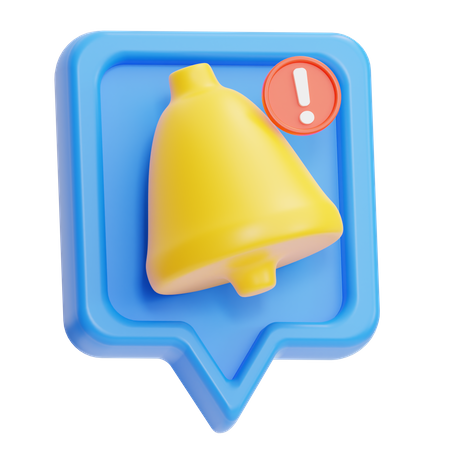 Notificação de nova mensagem  3D Icon