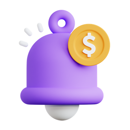 Notificação de pagamento  3D Icon