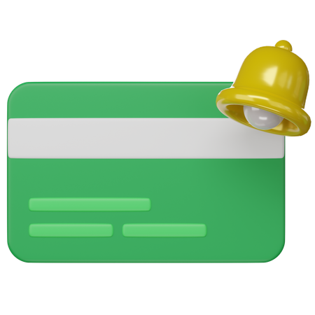 Notificação de pagamento  3D Icon