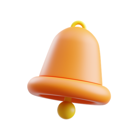 Notificação de sino  3D Icon