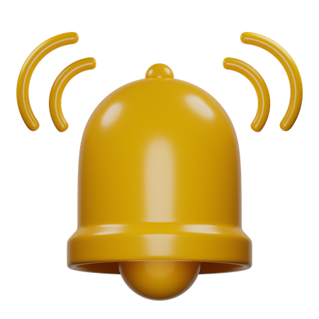 Notificação de sino  3D Icon