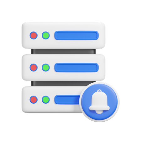 Notificação do servidor  3D Icon