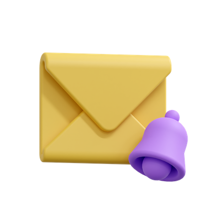 E-mail de notificação  3D Icon