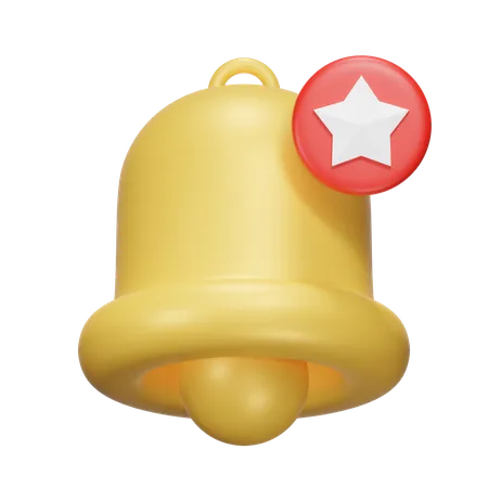 Estrela de notificação  3D Icon