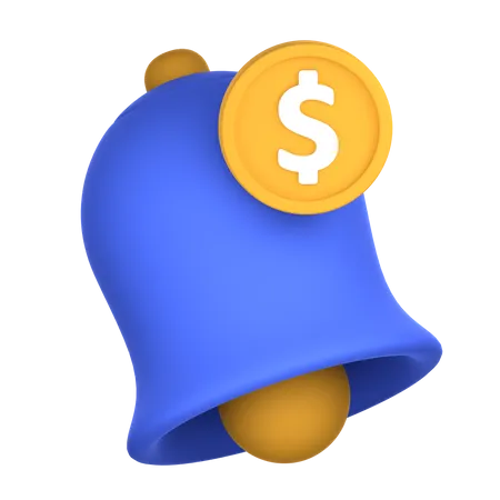 Notificação financeira  3D Icon