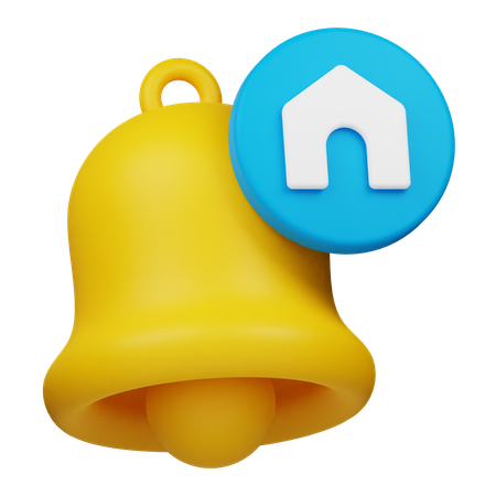 Notificação imobiliária  3D Icon