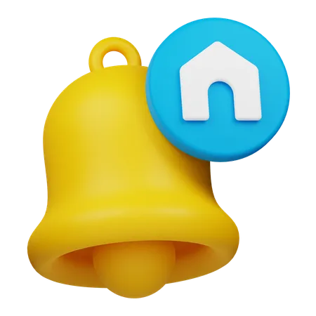 Notificação imobiliária  3D Icon