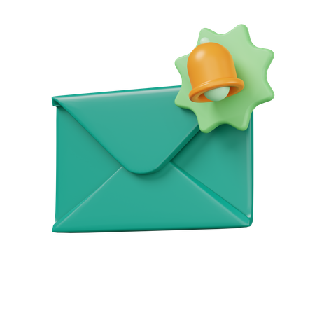 Notificação de Email  3D Icon