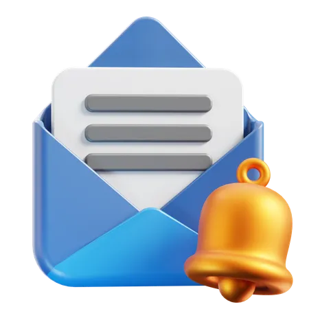 Notificação de Email  3D Icon