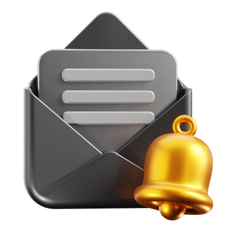 Notificação de Email  3D Icon