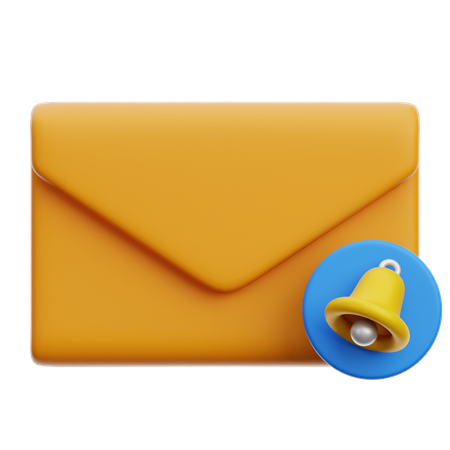 Notificação de Email  3D Icon