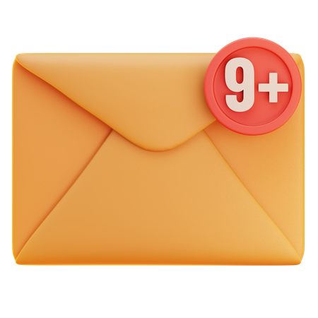 Notificação de Email  3D Icon