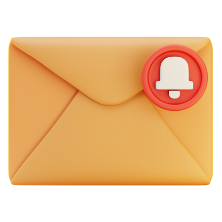 Notificação de Email  3D Icon