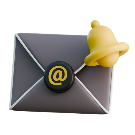 Notificação de Email  3D Icon