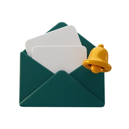 Notificação de Email  3D Illustration