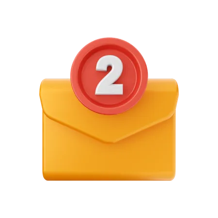 Notificação de Email  3D Icon