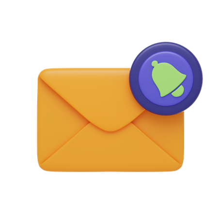 Notificação de Email  3D Icon