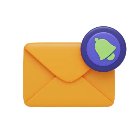 Notificação de Email  3D Icon