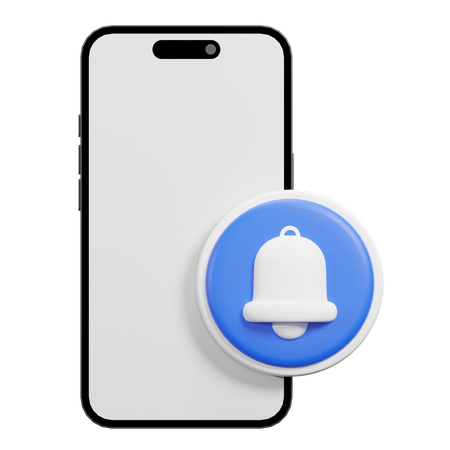 Notificação por telefone  3D Icon