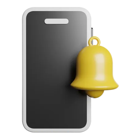 Notificação por telefone  3D Icon