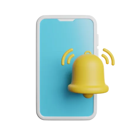 Notificação por telefone  3D Icon