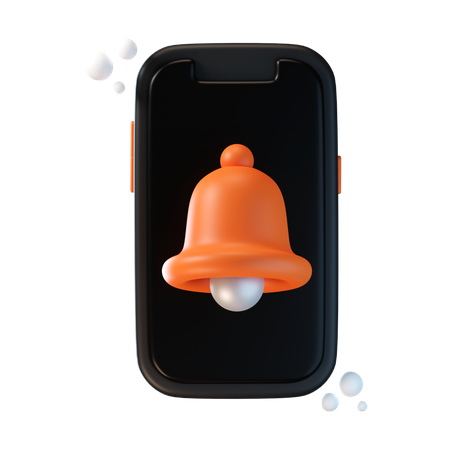 Notificação por telefone  3D Icon