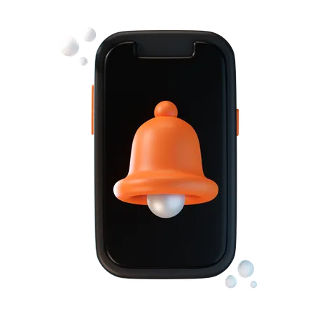 Notificação por telefone  3D Icon