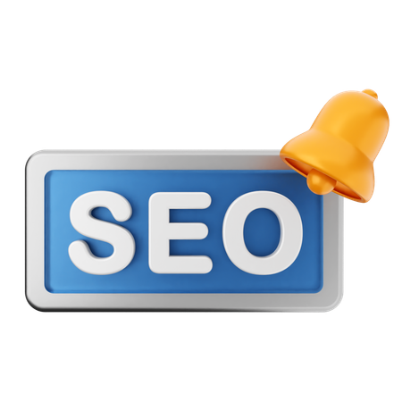 Notificação seo  3D Icon