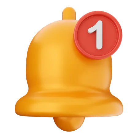 Sino de notificação  3D Icon