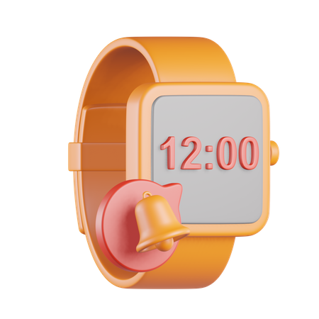 Notificação de smartwatch  3D Icon