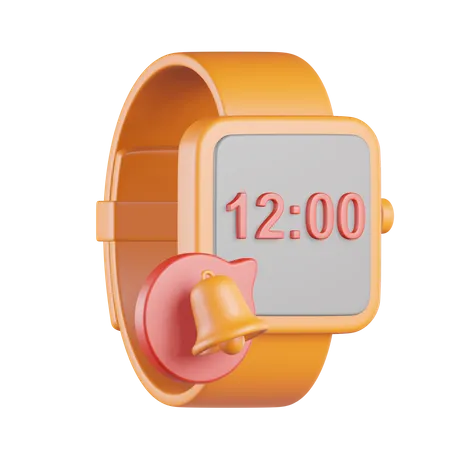 Notificação de smartwatch  3D Icon