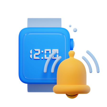 Notificação de smartwatch  3D Icon