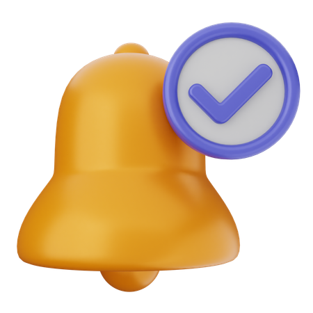 Verificação de notificação  3D Icon