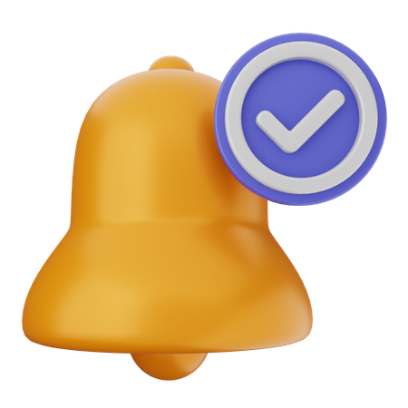 Verificação de notificação  3D Icon