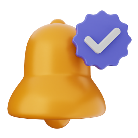 Verificação de notificação  3D Icon