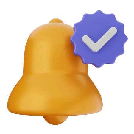 Verificação de notificação  3D Icon